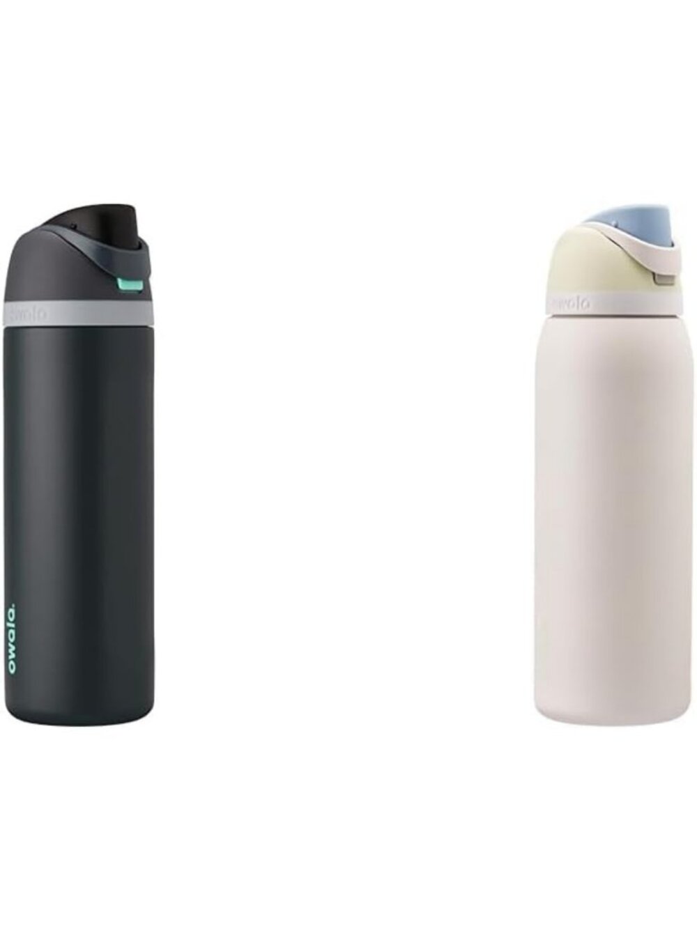 Insulated 40oz Stainless Steel Water Bottle with Straw - Foggy Tide & Iced
